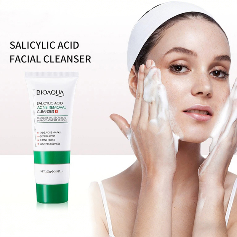 Skincare Bioaqua - BIOAQUA Салициловая кислота: Увлажняющая пенка для