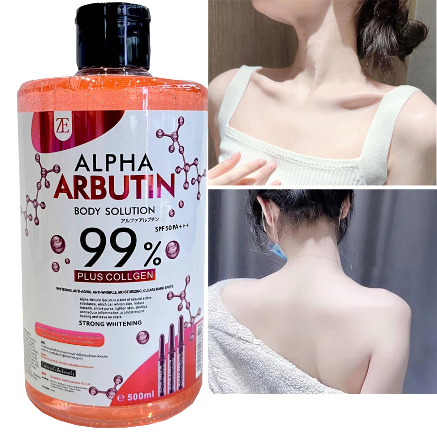 Alpha Arbutin Serum - 500 мл отбеливающая сыворотка для лица,