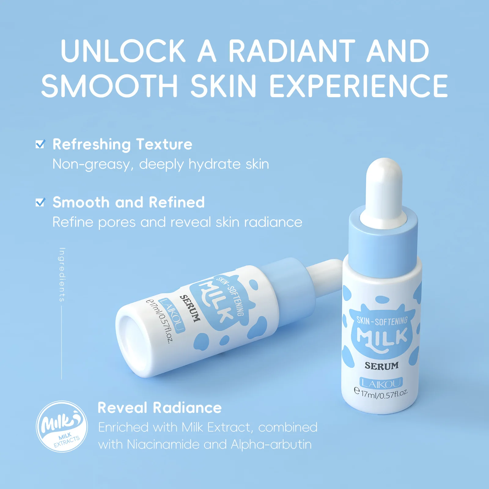 Молочная сыворотка для лица 17 – обзор и цена Alpha Arbutin Serum